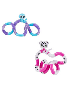 Juguete Antiestrés Tangle Mascotas Pack 2 (Perezoso y Cachorro)