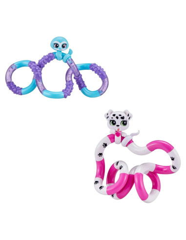 Juguete Antiestrés Tangle Mascotas Pack 2 (Perezoso y Cachorro)
