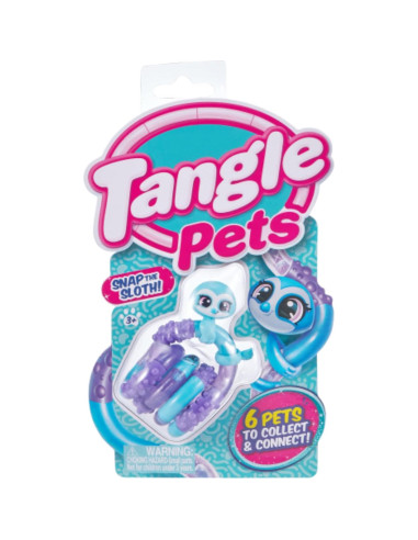 Juguete Antiestrés Tangle Mascotas Pack 2 (Perezoso y Cachorro)