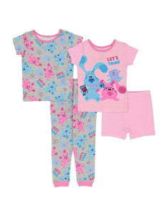 Conjunto de Pijama Nickelodeon 4 Piezas Algodón 3T Unisex