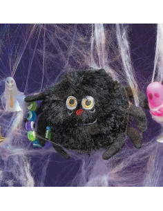 Arañas de Peluche Halloween Fun Express - Juego de 12 - 10 cm 2