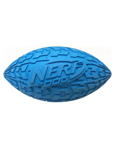 Juguete de Fútbol Squeaker Nerf Dog 15 cm Azul para Perros