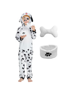 Disfraz de Cachorro Dálmata IKALI para Niños 3-10 Años con Accesorios