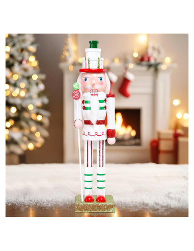 Cascanueces de Navidad WONDER GARDEN 30 cm Adorno Rey Soldado