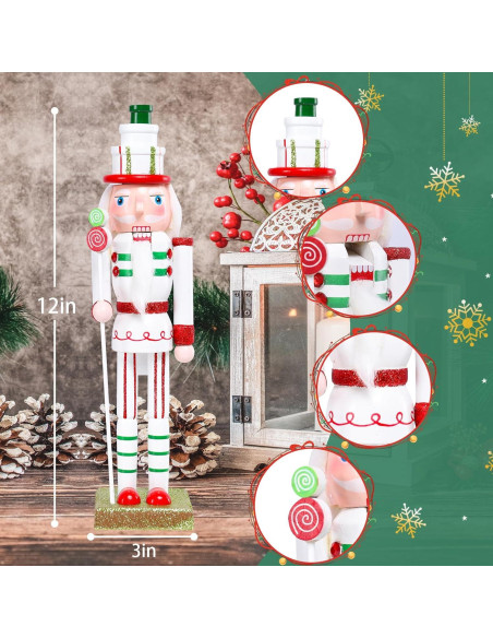 Cascanueces de Navidad WONDER GARDEN 30 cm Adorno Rey Soldado