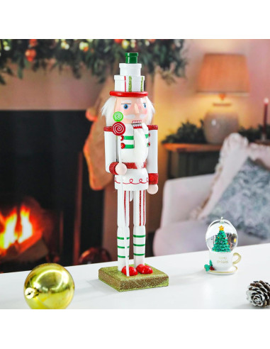 Cascanueces de Navidad WONDER GARDEN 30 cm Adorno Rey Soldado