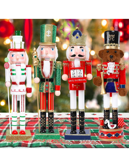 Cascanueces de Navidad WONDER GARDEN 30 cm Adorno Rey Soldado