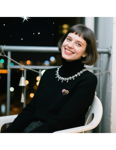 Pines de Esmalte Divertidos FR - Set de 5 Accesorios Creativos