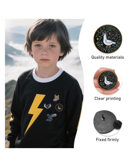 Pines de Esmalte Divertidos FR - Set de 5 Accesorios Creativos