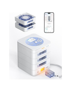 Dispensador Automático de Pastillas Ideerfit 42 Días - App, LCD, 3 Bandejas