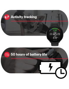 Reloj de Fitness POLAR Unite Negro - Monitoreo Cardíaco y Sueño 2