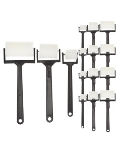 Rodillo de pintura de espuma jojofuny - 15 piezas, 3 tamaños