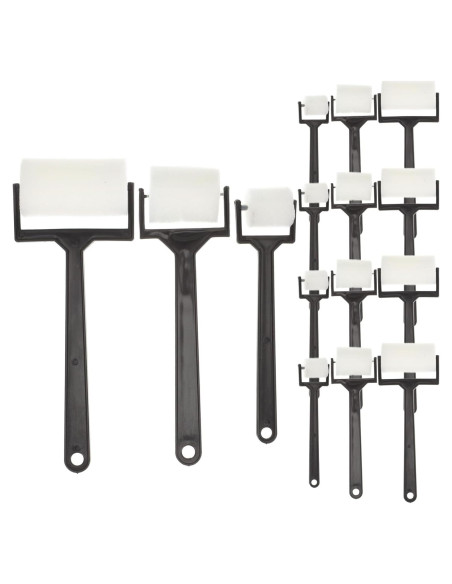 Rodillo de pintura de espuma jojofuny - 15 piezas, 3 tamaños