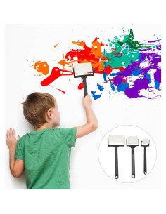 Rodillo de pintura de espuma jojofuny - 15 piezas, 3 tamaños 2