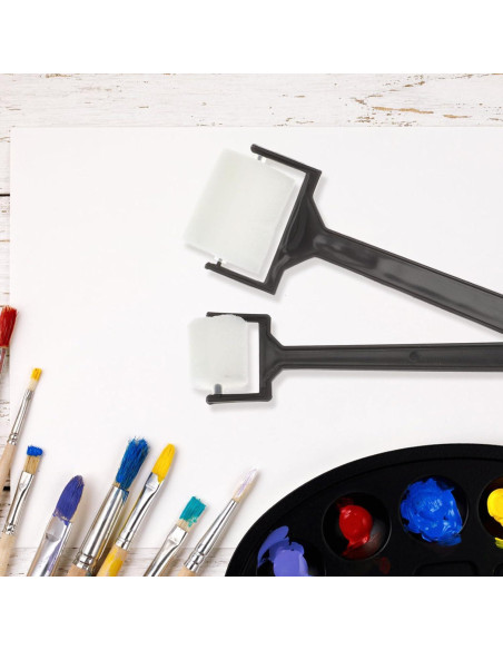 Rodillo de pintura de espuma jojofuny - 15 piezas, 3 tamaños