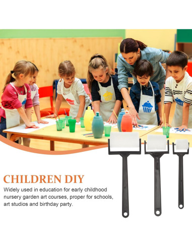 Rodillo de pintura de espuma jojofuny - 15 piezas, 3 tamaños