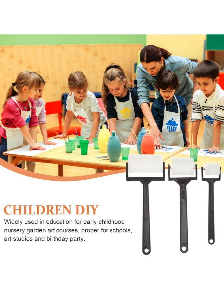 Rodillo de pintura de espuma jojofuny - 15 piezas, 3 tamaños