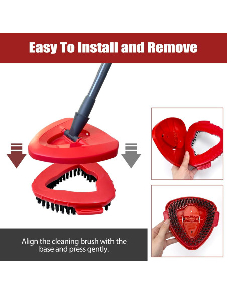 Cepillo de Fregar Giratorio Puiuisoul para Sistema EasyWring