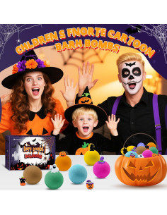 Set de 6 Bombas de Baño Halloween con Juguetes Sorpresa 2