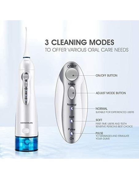 Irrigador Oral Inalámbrico Hangsun HOC700 300ml 3 Modos