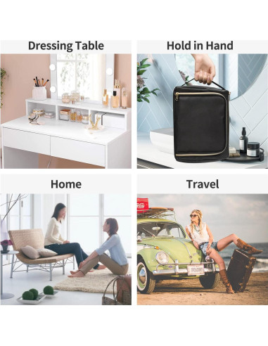 Bolsa de Maquillaje CUBETASTIC Grande Impermeable 26.9x19.1 cm