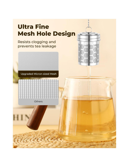 Infusores de Té House Again 2 Pack Acero Inoxidable 304