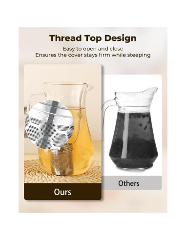 Infusores de Té House Again 2 Pack Acero Inoxidable 304