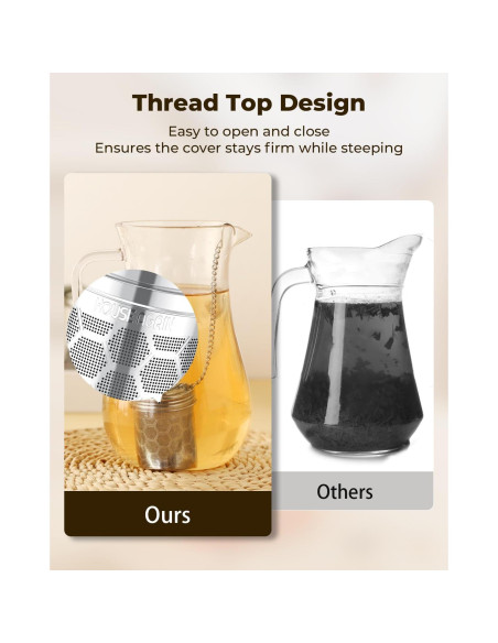 Infusores de Té House Again 2 Pack Acero Inoxidable 304