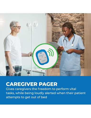 Alarma de Cama Patient Aid con Almohadilla de 25.4x76.2cm