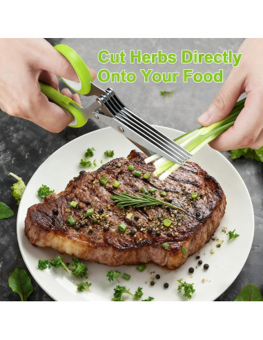 Juego de Tazones Deshojadores de Hierbas LILVEYUme - Cerámica Verde