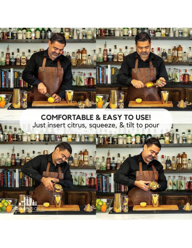 Exprimidor de Cítricos A Bar Above Dorado 0.57kg Manual