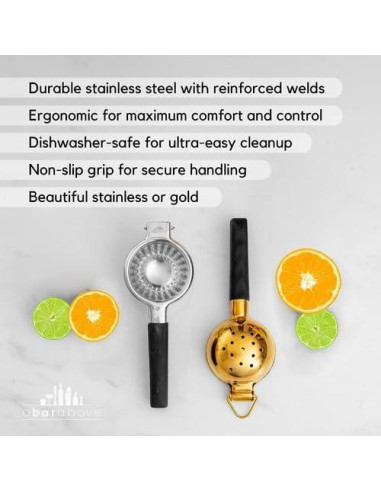 Exprimidor de Cítricos A Bar Above Dorado 0.57kg Manual