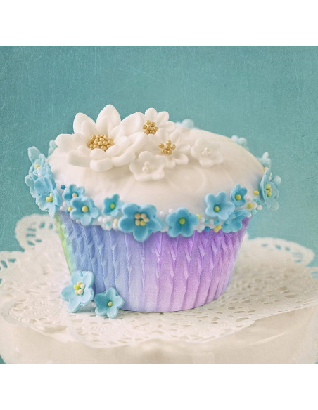 600 Forros de Cupcake Arcoíris Zonon Papel Desechable