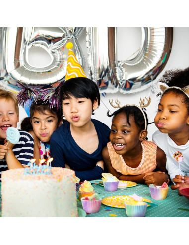 600 Forros de Cupcake Arcoíris Zonon Papel Desechable