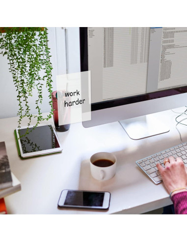 Set de 150 Notas Adhesivas Transparentes Abeillo - 3 Tamaños