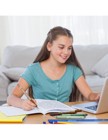 Set de 8 Lápices de Gel Borrables BAYTORY Café 0.3mm