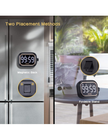 Temporizador Digital Recargable INKBIRD IDT-02 con Alarma