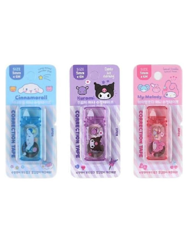 Cinta Correctora Linda MSGlobal - Paquete de 3 Colores