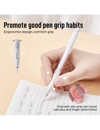 Juego de Lápices Mecánicos Deli, 4 Lápices 0.5mm y 0.7mm