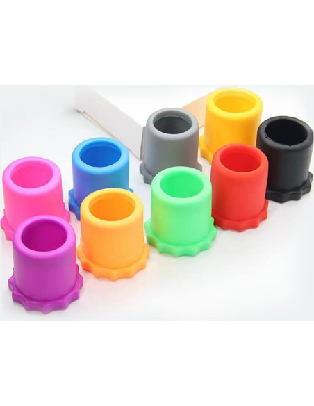 8 Juegos de Cubiertas de Espuma y Silicona para Micrófono UUYYEO