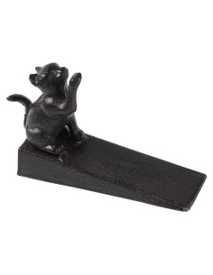 Tope de puerta Notakia gato negro de hierro fundido 15x5x9.5cm