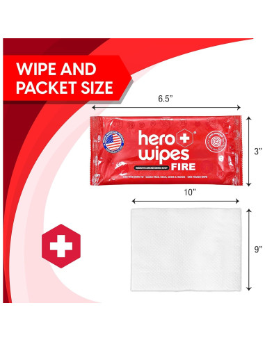 Toallitas Húmedas Hero para el Cuerpo 120ct 25.4x22.9cm