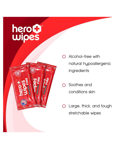 Toallitas Húmedas Hero para el Cuerpo 120ct 25.4x22.9cm