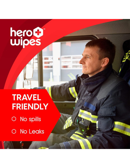 Toallitas Húmedas Hero para el Cuerpo 120ct 25.4x22.9cm