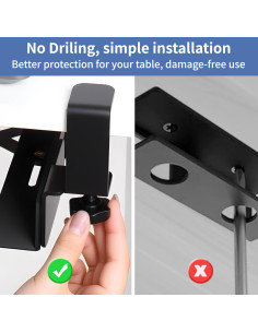 Soporte para Laptop Bajo Escritorio LUKETURE Ajustable 10kg 2