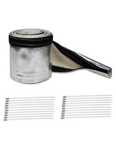 Manga de Protección Térmica Aluminizada Flooobuys 3M