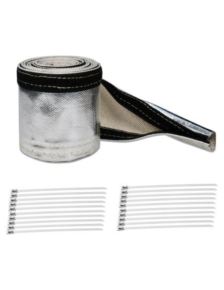 Manga de Protección Térmica Aluminizada Flooobuys 3M