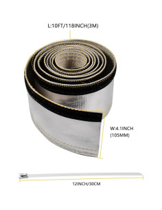 Manga de Protección Térmica Aluminizada Flooobuys 3M 2