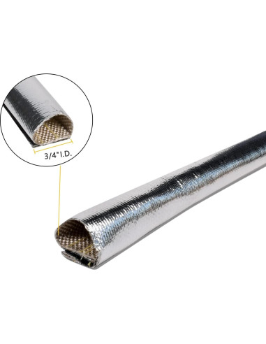 Manga de Protección Térmica Aluminizada Flooobuys 3M