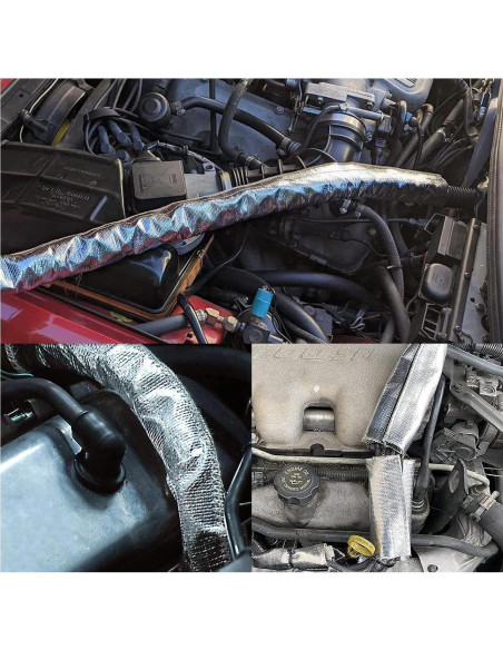 Manga de Protección Térmica Aluminizada Flooobuys 3M